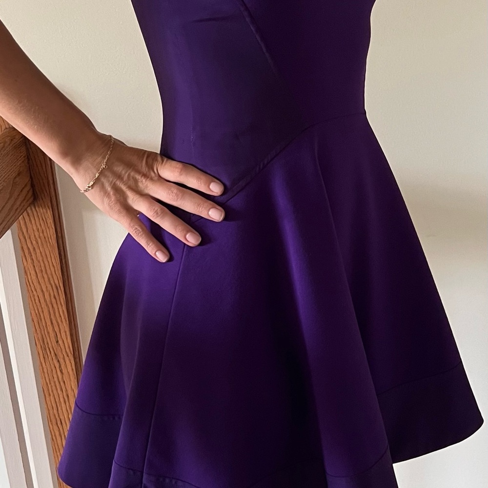 Ted Baker Deep Purple Mini Dress - Picture 2 of 10